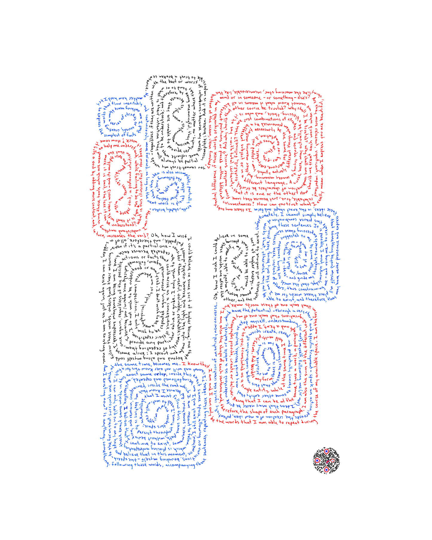 Marco Blanco doble carta con 5 Paratextos a color de Allis Fiction intercambiables